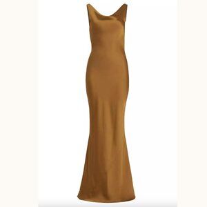 Norma Kamali Satin Gown